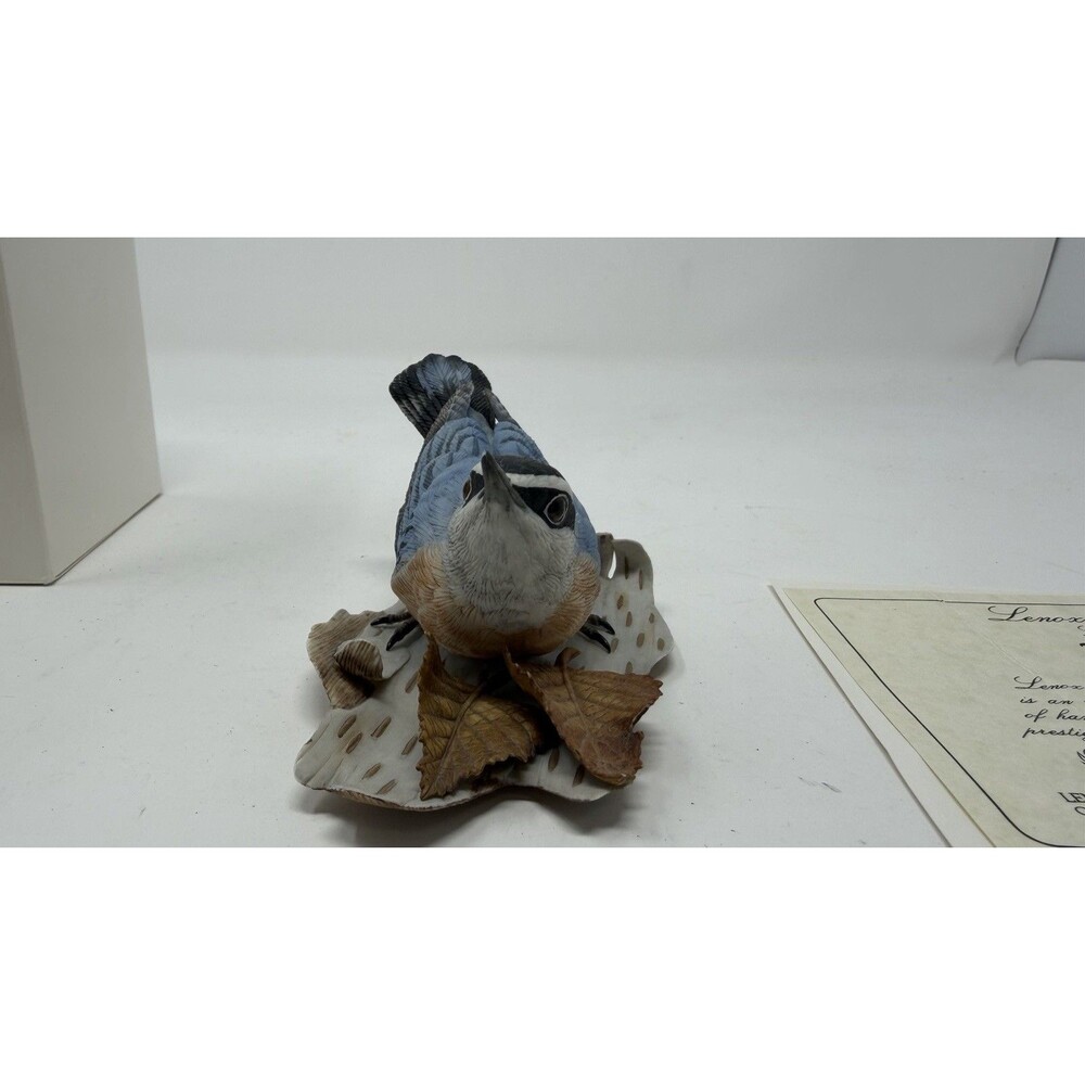 Lenox Fine Porcelain RED-BREASTED NUTHATCH The Garden Bird Collection Figurine